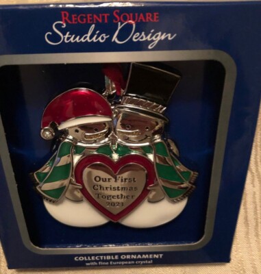 Regent Square Studio Design Collectible Ornament First Christmas Together 2021-image