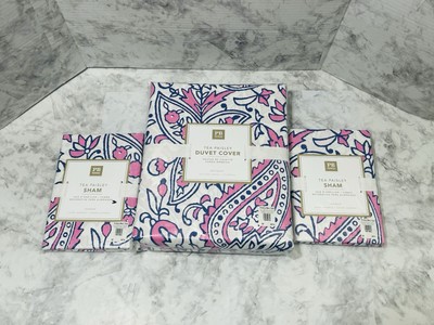 Pottery Barn Teen Tea Paisley Duvet Cover Full/Queen & 2 Shams Standard -image