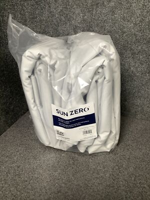 Sun Zero Pratt Tonal Insulated 100% Blackout Window PANEL PAIR 100'' x 84'' M51C-image