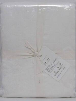 Pottery Barn TENCEL™ Essential Duvet Cover, King/Cal.King White Color NWT-image