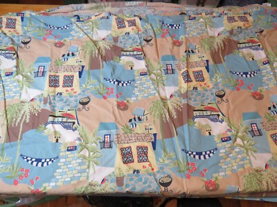 B+B Pottery Barn Teen Queen Duvet Hammocks Grills Graphic Cover Bedding Blanket-image