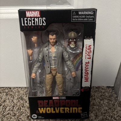 Marvel Legends Deadpool & Wolverine Logan with Headpool Figure In Hand New-image