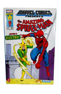 The Amazing Spider-Man Marvel Legends Pulse Exclusive Electro 2- Pack BOX ONLY-image