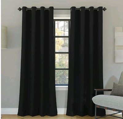 Sun Zero Oslo Extreme 100% Blackout Grommet Curtain Panel, 52