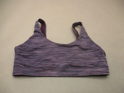 DIP Size 2XL Womens Purple Unlined Wireless Pull On Racer Back Sports Bra 4A-image