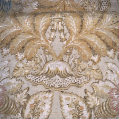 RARE 1PC Pottery Barn Grace Floral Linen STANDARD Sham RUSTIC-image