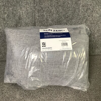 Sun Zero Curtains Lichtenberg Grommet Dark Grey Pratt 100x84 M61B-image