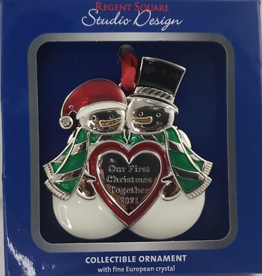 Regent Square Studio Design Collectible Our 1st Christmas Together 2021 Ornament-image