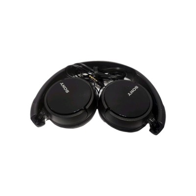 Black Sony MDR-ZX310AP Foldable Wired Headphones w/Mic 3.5mm Jack -Cord:Y/Plug:L-image