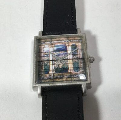 Vintage ACME Studio MORSE MUSEUM’S L.C. TIFFANY “Field of Lilies” Quartz Watch-image