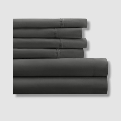 Ienjoy Home Gray Luxury Ultra Soft Sheet Set-King-image