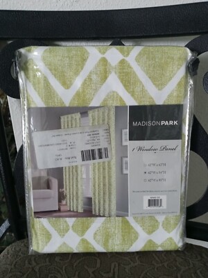 Madison Park Ella Rod Pocket Window Curtain 1 Panels 42