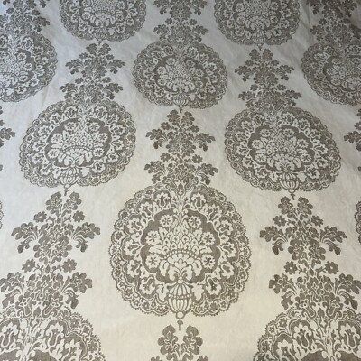 Pottery Barn King Duvet Cover Medallion Print Cotton 108x92”-image