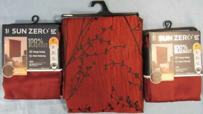 SUN ZERO AVERY 100% BLACKOUT PANELS LOT 40