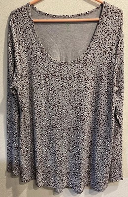 Dip Brand Regular XL Women’s Multicolor Rayon Blend Shirt NWT -image