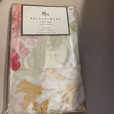 Pottery Barn Liana Sham (One Standard 26x20) New-image