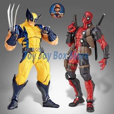 X-men Yamaguchi Deadpool Action Figure Statue Pvc Model Variant Movable Joint Su-image