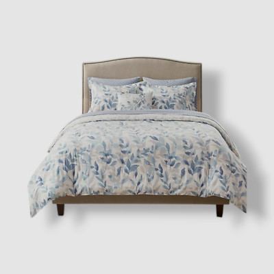 Madison Park Essentials, Blue Sofia Reversible 8-Pc Queen Size Comforter Bed Set-image