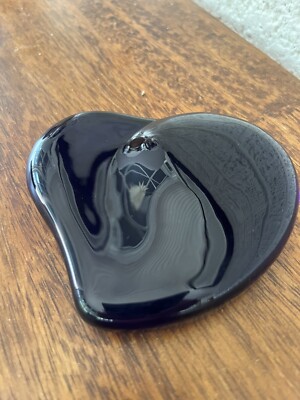 Tiffany Elsa Peretti Cobalt Blue Heart-Shaped Paperweight-image