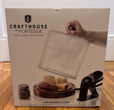 Pottery Barn Crafthouse Smoking Cloche for Cocktails, Cheeses, Meats (Brand New)-image