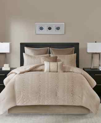 Madison Park Camelia 8-Pc. Comforter Set, Queen-image