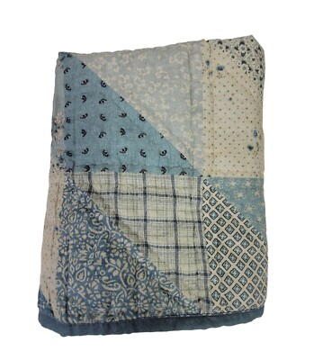 Pottery Barn Ellis Reversible Quilted Standard Sham Multi OB READ -image