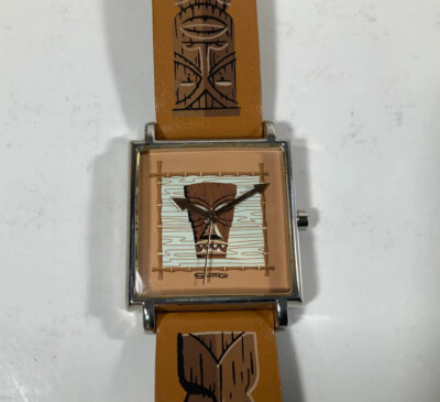 Vintage ACME Studio TIKI GOD Quartz Wrist Watch by Artist JOSH “SHAG” AGLE-image