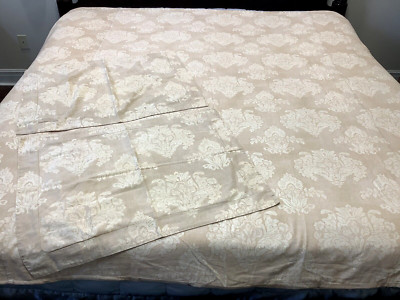 Pottery Barn Linen Cotton Duvet & 2 Std Pillow Shams Full Queen-image