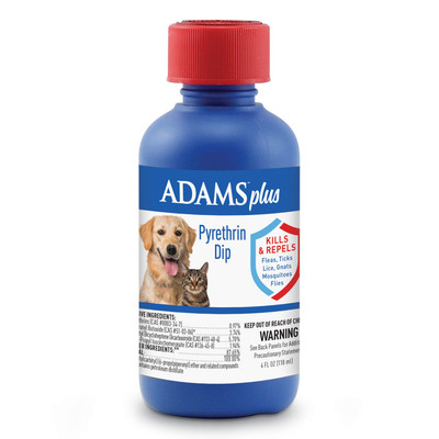 Adams Plus Pyrethrin Dip Clear 1ea/4 fl oz.-image