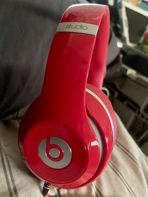 Beats by Dr. Dre Studio Wired Over the Ear Headphone - Red-image