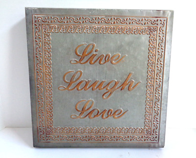 Studio Decor Live Laugh Love Metal Wall Hanging 12