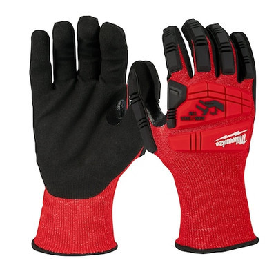 Milwaukee Tool 48-22-8973 Impact Cut Level 3 Nitrile Dipped Gloves - X-Large,-image