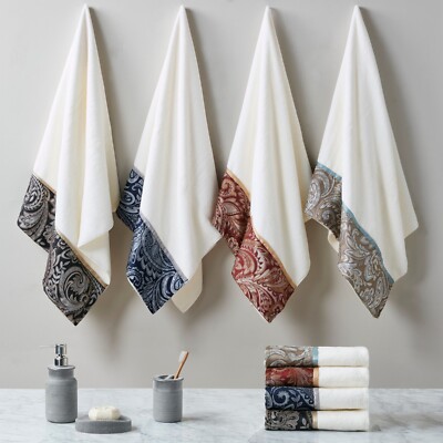 Madison Park Aubrey 6 Piece Jacquard Towel Set-image