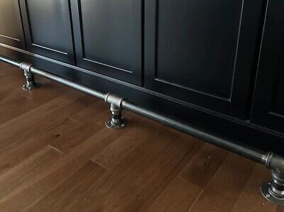 Industrial Pipe Foot Rail - 1-1/4” Pipe x 6