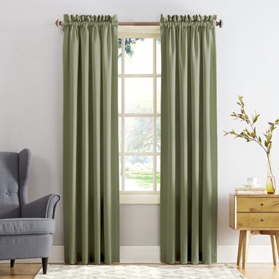 Barrow Energy Efficient Rod Pocket Curtain Panel Pair-image