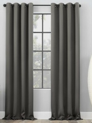 Sun Zero Oslo Theater Grade Extreme 100% Blackout Grommet Curtain Panel, 52