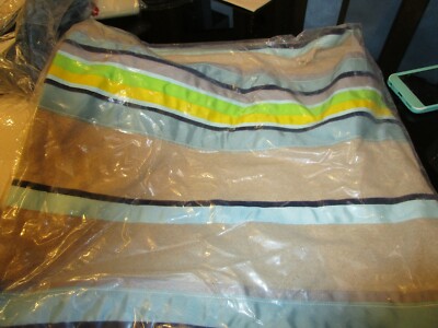 Pottery Barn  striped ribbon pillow cover 20