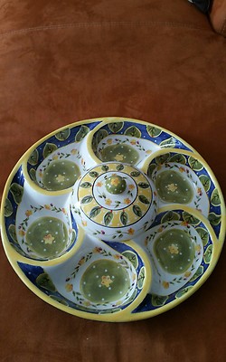 Tabletop Unlimited Skandia Large section Chip and Dip Tray with top -image