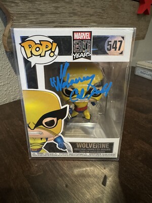Wolverine AUTOGRAPHED Funko Pop #547 JSA Certified AUTHENTIC-image
