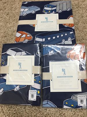 New Pottery Barn Kids Cars Full Queen F/Q Duvet Cover Two Shams-image