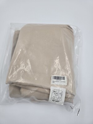 NICETOWN Thermal Insulated Room Darkening Panels( Beige) 42” x 63”  Lightly Used-image