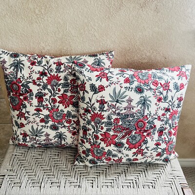 Pottery Barn Pillows & Shams Pair-image