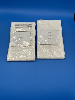 PotteryBarn Foundations Linen Sham Couvre-Oreiller Set of 2-image