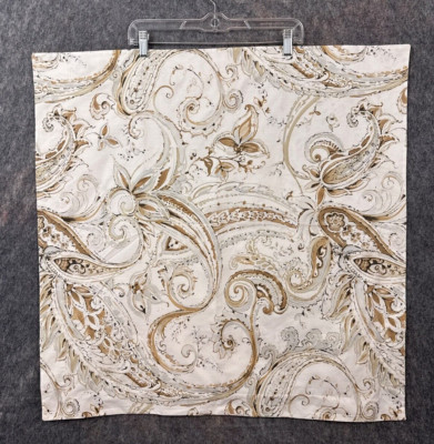 Pottery Barn Euro Sham Jolie Brown Tan Farmhouse Casual Relaxed Rustic French-image