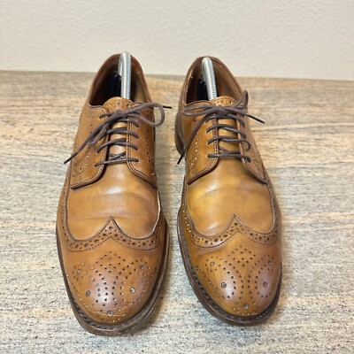 Allen Edmonds Men’s Sz 10D Madison Park Wingtip Mens Dress Shoe Made in USA-image