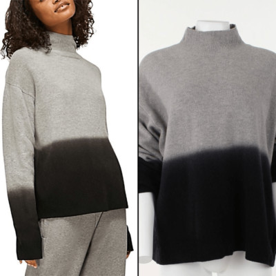 Whistles Dip Dyed Funnel Wool Sweater-image