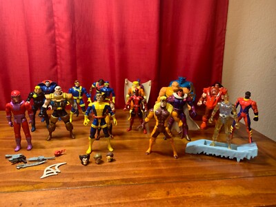Gigantic Lot of X-Men and X-Force Action Figures and Accessories-image