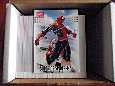 2014 Upper Deck Marvel Now 100 Cards Complete Basic Set Spider-Man Wolverine +-image