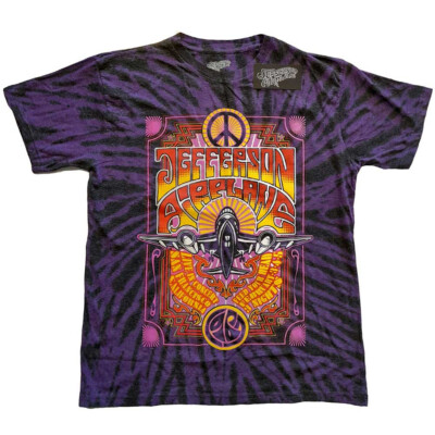 Jefferson Airplane - Live In San Francisco - Purple Dip Dye t-shirt-image