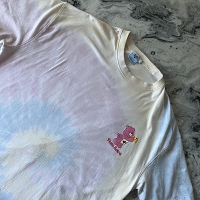 Skinny Dip Tie Tye Dye Care Bears Oversized Unisex Tshirt Tee Rare L Large-image